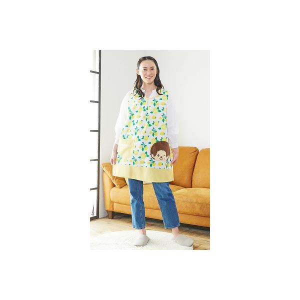 モンチッチ レモン柄エプロン monchhichi キティちゃん 推し活