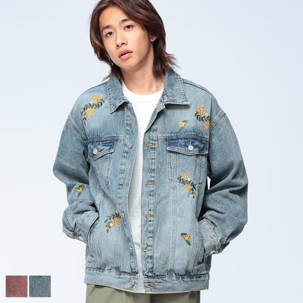 WOODENDOLL (ウッディンドール) フラワー刺繍 デニム ジャケット