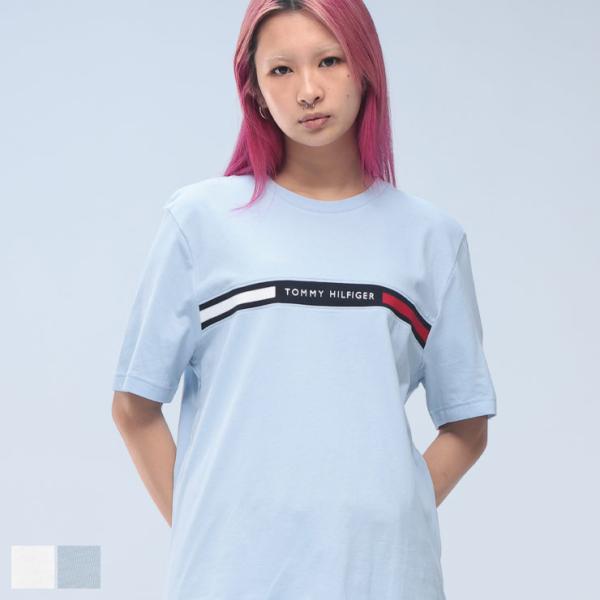 TOMMY HILFIGER トミーヒルフィガー フラッグライン レギュラーフィットクルーネック 半袖 Tシャツ MW0MW36498 メンズ トップス Tee スポーツ