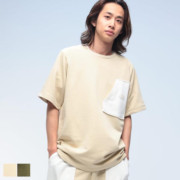 THE NORTH FACE ワンポイント スウェット Tシャツ NF0A8C28 メンズ トップス Tシャツ 半袖 プルオーバー