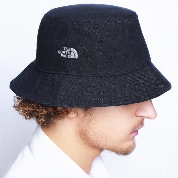 THE NORTH FACE (ザ ノースフェイス) ロゴ デニム ノーム SE バケット NORM SE BUCKET NF0A8CGJAL