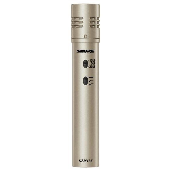 (送料無料) KSM137/SL-X シュア SHURE コンデンサー型 ワイヤードマイクロホン KSM137/SL-X