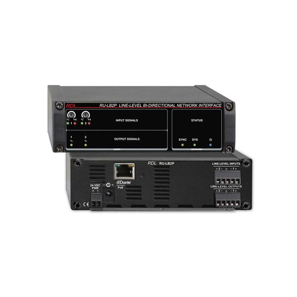(送料無料) RU-LB2P RDL ラインレベルDanteインターフェイス RU-LB2P