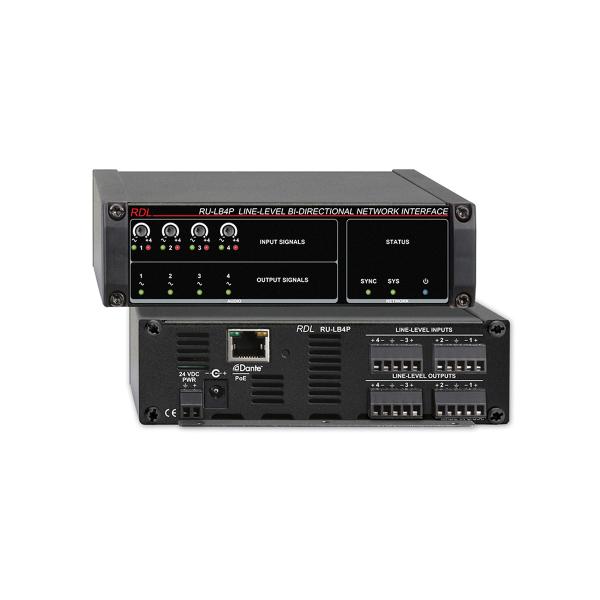 (送料無料) RU-LB4P RDL ラインレベルDanteインターフェイス RU-LB4P