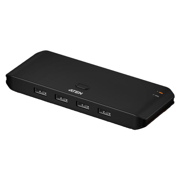 (送料無料) US4224 ATEN essentials PC2台用 USB2.0 切替器 (4デバイス接続) US4224