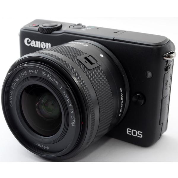 ミラーレス 中古 Wi Fi Canon キヤノン M10 ブラック Eos レンズキット 記念日