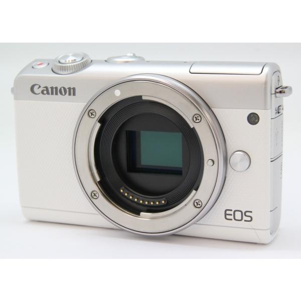 EOS ミラーレス キヤノン CANON M100 ボディ ホワイト 中古