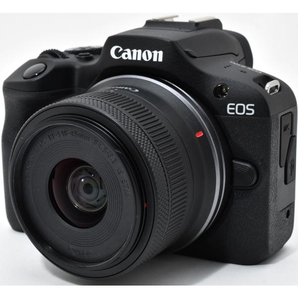EOS キヤノン ミラーレス一眼 CANON R100 レンズキット ブラック 中古