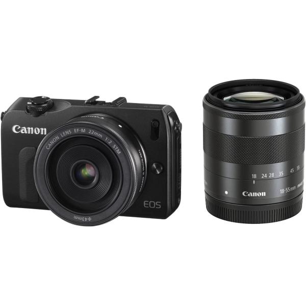 EOS M キヤノン ミラーレス CANON ダブルレンズキット ブラック EOS M キヤノン ミラーレス CANON ダブルレンズキット ブラック