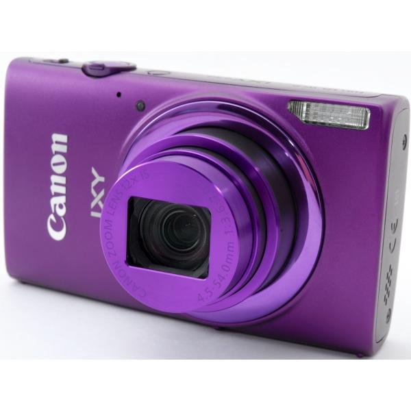 キヤノン コンデジ CANON IXY 630 パープル 中古 Wi-Fi搭載 SD