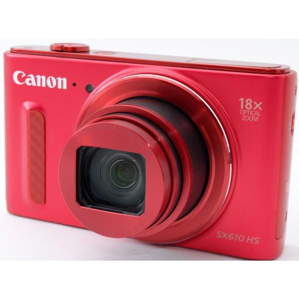 キヤノン デジタルカメラ CANON PowerShot SX610 HS レッド 中古