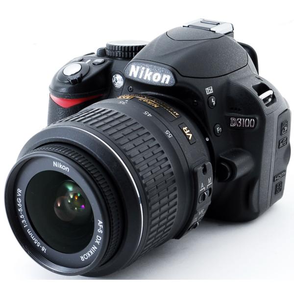 ニコン デジタル一眼 Nikon D3100 レンズキット 中古 新品SDカード付き 届いてすぐに使える 手振れ補正 動画撮影 初心者 おすすめ 長期保証