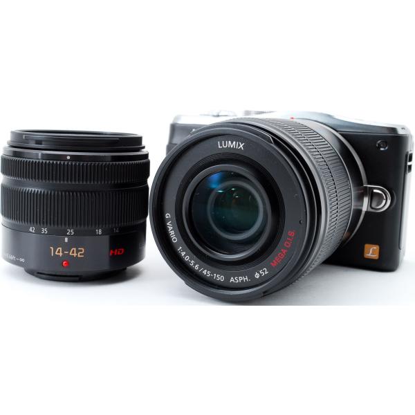LUMIX パナソニック Panasonic ミラーレス DMC-GF6 ダブルズームレンズ