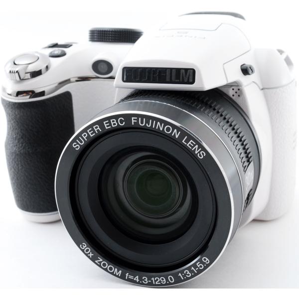 フジフィルム コンデジ FUJIFILM FinePix S4500 ホワイト 中古 新品SDカード付き 届いてすぐに使える