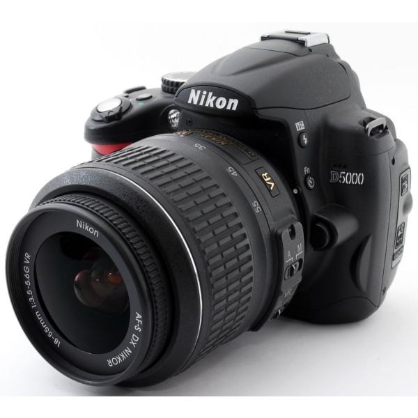 ニコン デジタル一眼 Nikon D5000 レンズキット 中古 SDカード付き