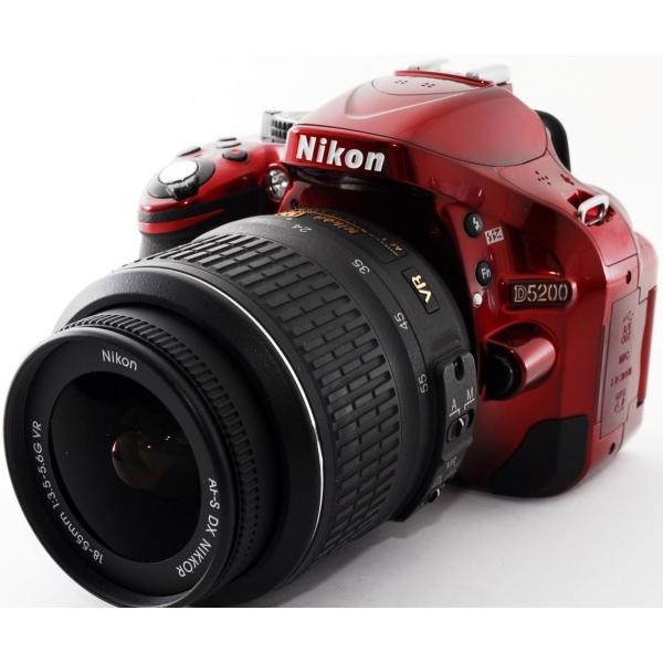 デジタル一眼 中古 スマホに送れる Nikon ニコン D5200 レンズキット 