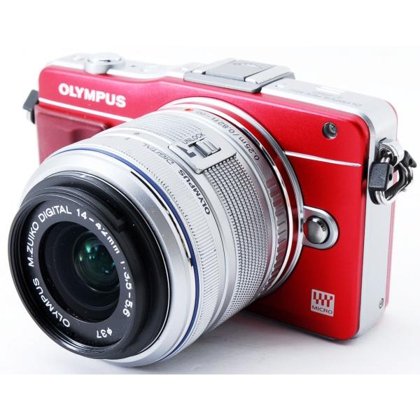 OLYMPUS - 超美品 E-PM2 レッド ボディ M444 Amazon | OLYMPUS ミラーレス一眼 PEN E-PL2 ボディ レッド E
