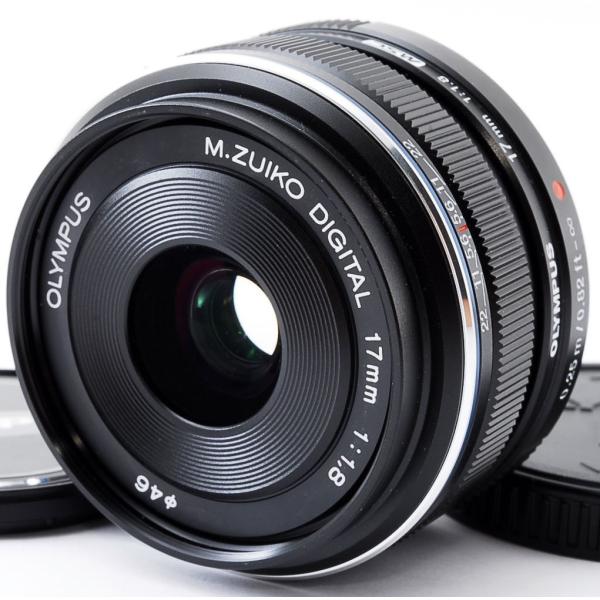 単焦点レンズ 中古 保証 正規品 Olympus オリンパス ブラック 17mm Digital F1 8 M Zuiko