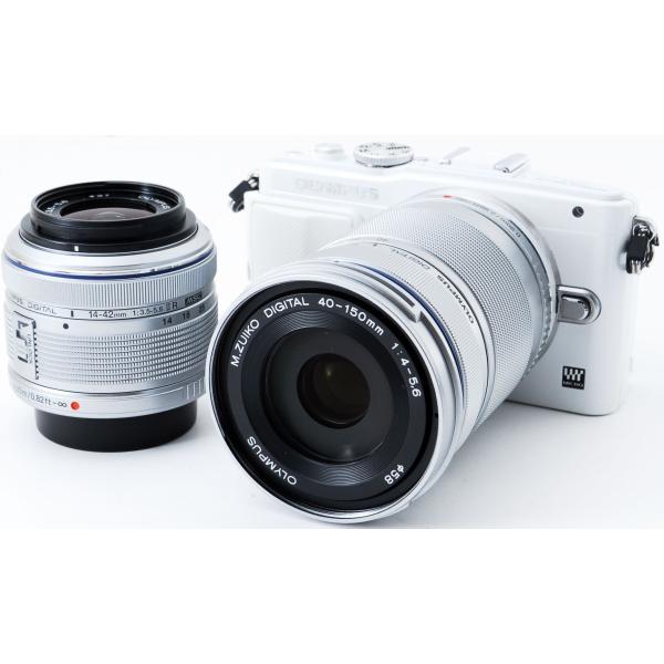 OLYMPUS e-pl6ミラーレス一眼カメラ ホワイト OLYMPUS PEN オリンパス ミラーレス一眼 Lite E-PL6 レンズキット