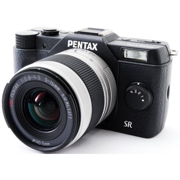 ミラーレス一眼 中古 スマホに送れる Pentax Q10 ファッション通販 ペンタックス ダブルズームキット ブラック
