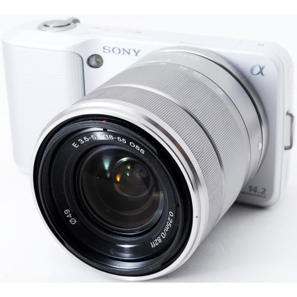 ソニー ミラーレス SONY α NEX-3 ズームレンズキット ホワイト