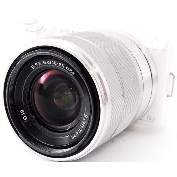 NEX ソニー ミラーレス SONY α NEX-5N レンズキット ホワイト 中古 