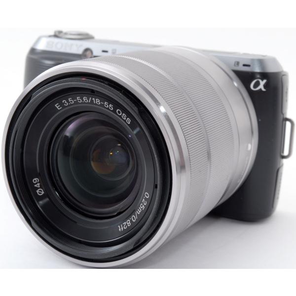 ソニー ミラーレス SONY α NEX-C3 レンズキット ブラック 中古