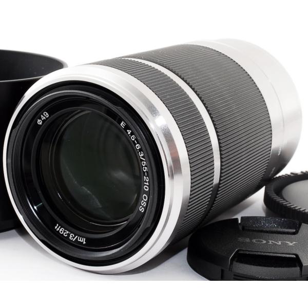 【美品】ソニー⭐️E 55-210mm F4.5-6.3OSS望遠レンズシルバー Amazon.co.jp: SONY 望遠ズームレンズ E 55-210mm F4.5-6.3 OSS ソニー