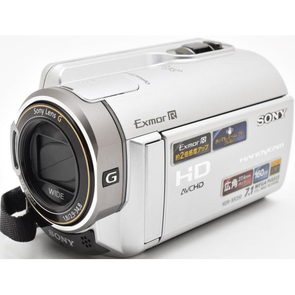 SONY（ソニー） ビデオカメラ SONY HDR-XR350V シルバー 中古 新品SD