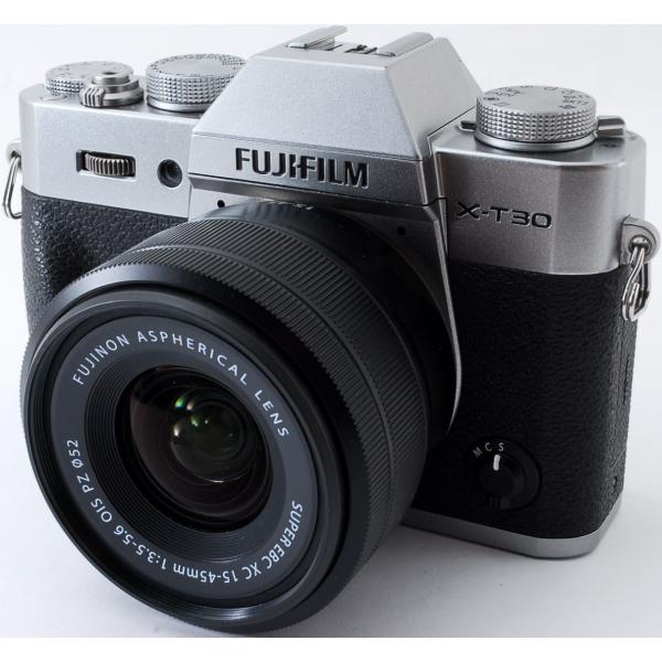 【美品】FUJIFILM X-T30ミラーレス一眼15-45mm　SDカード付 富士フイルム Xシステム フジフイルム ミラーレス FUJIFILM X-T30