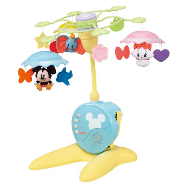 ディズニーキャラクター やわらかガラガラメリー デラックス プラス