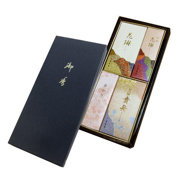 線香 進物用線香 特撰花琳アソート二種香 薫寿堂 進物用 ギフト 御供 お供え 喪中 新盆 御仏前 御霊前 喪中ハガキ お線香 I Chie 通販 Paypayモール
