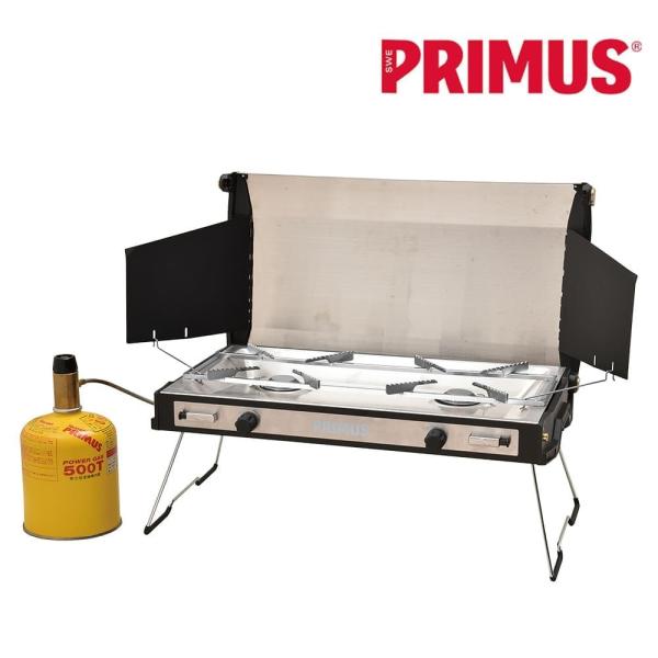 PRIMUS TUPIKE 2バーナ プリムス トゥピケ イワタニ美品!オマケ付 トゥピケ・P-CTK-2（ガスストーブ&ランタン） PRIMUSプリムス