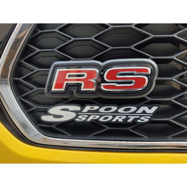 SPOON（車） SPOON SPORTS メタルステッカー アルミ製エンブレム 