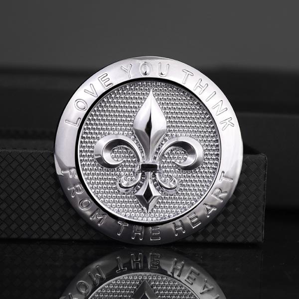 ユリの花（アイリス）の自動車用エンブレム フランス ヨーロッパ紋章