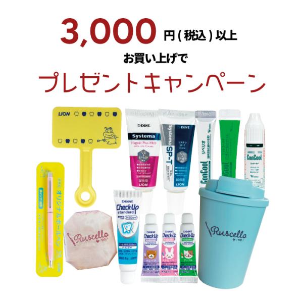 3,000円以上お買い上げで無料プレゼントキャンペーン品セットサービス品の内容はお任せになります！