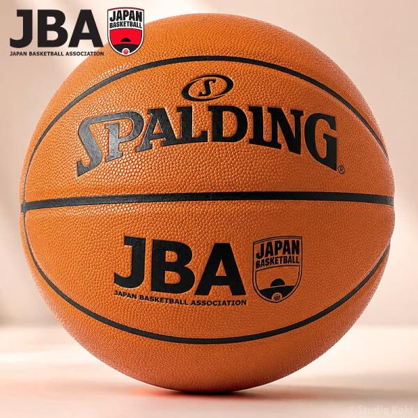 SPALDING 日本バスケットボール協会公認バスケットボール 6号 JBAコンポジット ブラウン 76-313J バスケ 合成皮革 屋内 屋外 スポルディング 26AW 正規品