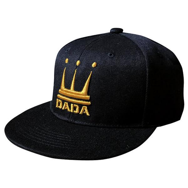 DADA CROWN CAP �_�_ �N���E���L���b�v DAC5W001 �o�X�P�b�g�{�[�� �u���b�N �S�[���h���S �X�q