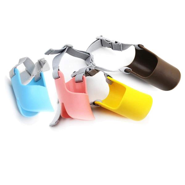 Ansimite ペット用マスク アヒル口の形マスク 犬用無駄吠え 拾い食い ピンク 衛生日用品 噛みつき しつけ 家具破壊防止 キズ舐め止め L 口輪 L ピンク S 0128 I Labo