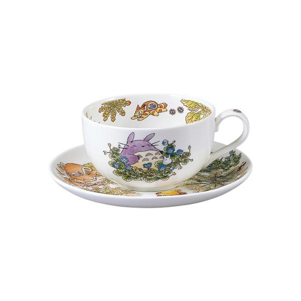 食器 ティーカップ ノリタケ NORITAKE となりのトトロ ミルクティーカップ＆ソーサー（おおいぬのふぐり編）