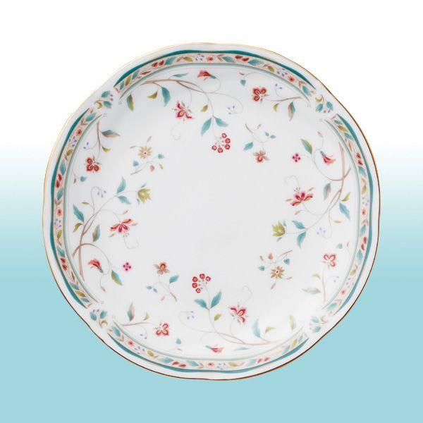 ノリタケ花模様皿 約21cm21枚 ノリタケ 食器 お皿 NORITAKE 花更紗 21cmプレート : テーブル