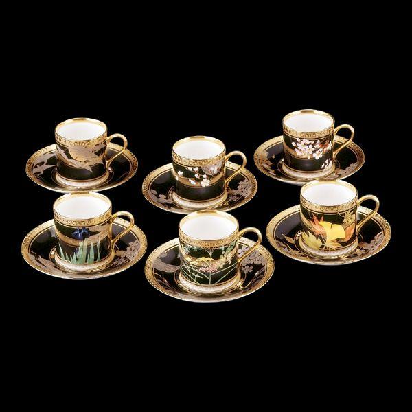 ノリタケ 食器 カップ NORITAKE 四季彩舞曲コーヒー碗皿揃(絵 ノリタケ 食器 カップ NORITAKE 四季彩舞曲コーヒー碗皿揃(絵