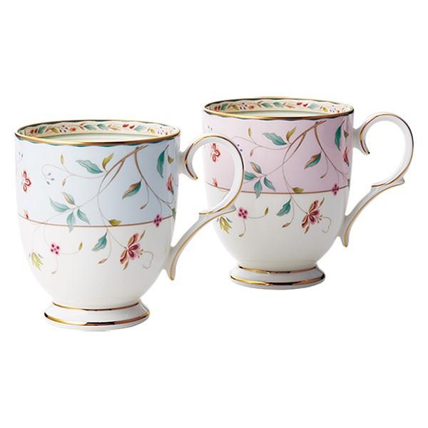 ノリタケ 食器 マグカップ NORITAKE 花更紗 マグカップペアセット