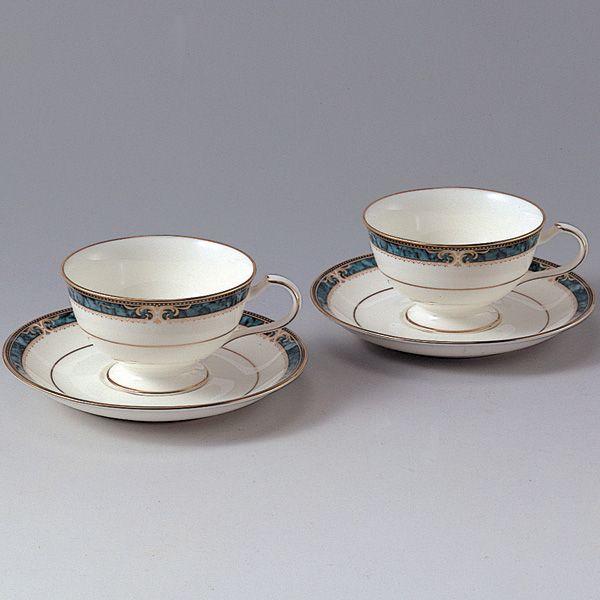 食器 カップ ノリタケ NORITAKE エセックスコート ティー・コーヒー碗皿ペア