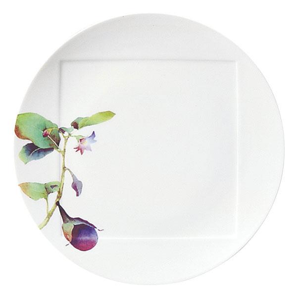 食器 お皿 ノリタケ NORITAKE 京香旬彩 27ｃｍプレート（加茂茄子）