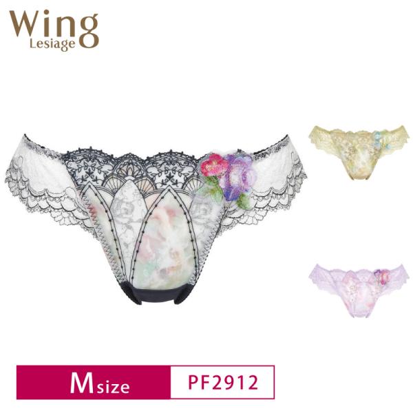 Wacoal レシアージュ Wing Lesiage D75❣️Tショーツ♡ᵕ̈素敵 Wing ワコール ウイング レシアージュ Tバックショーツ PF2912