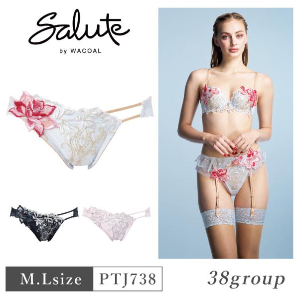 ワコール Wacoal サルート salute 38グループ 38G BTJ438 BTJ738 ペア ハイレッグショーツ 下着 単品 レディース 女性 M・Lサイズ PTJ738