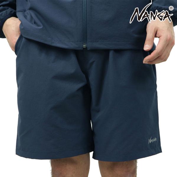 ナンガ メンズ ショートパンツ 正規販売店 NANGA ドットエア ナイロン ハーフパンツ DotAir COMFY NYLON SHORTS NVY NAVY NW2411-1I903