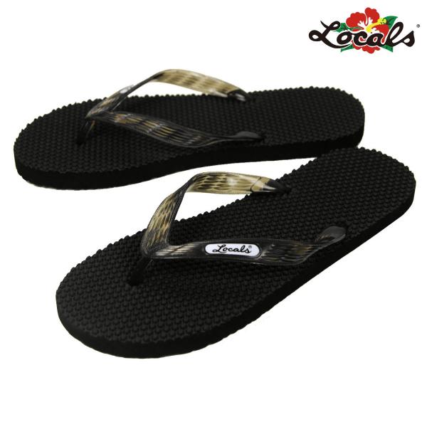 ローカルズ メンズ レディース サンダル 正規販売店 LOCALS ビーチサンダル トングサンダル LOCALS MASSARGE SLIPPA SANDAL 1390 BLACK