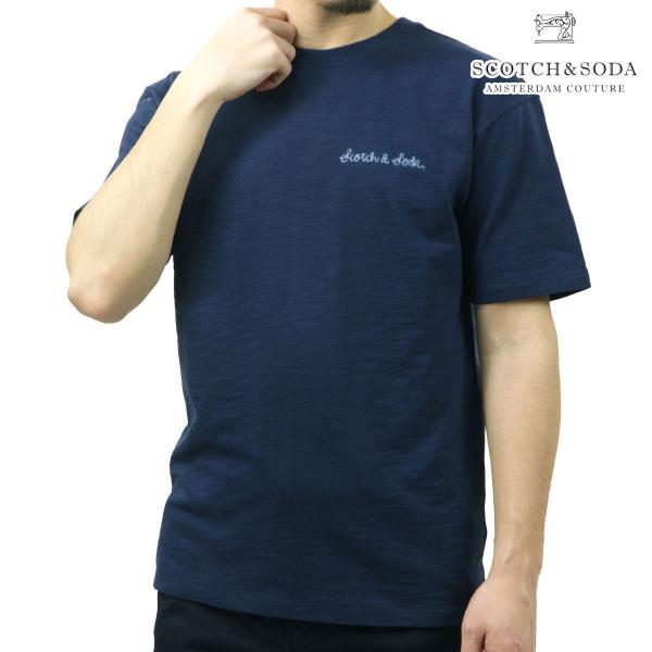 【ボーナスストア 誰でも+5% 7/31 0:00〜8/2 23:59】 スコッチアンドソーダ メンズ 半袖Tシャツ 正規販売店 SCOTCH&SODA SLUB YARN CHEST POCKET AR